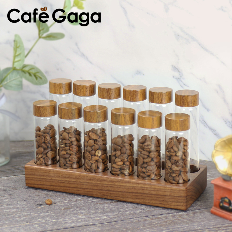 Glass Container Set - Coffee Beans Storage Container Glass Tube