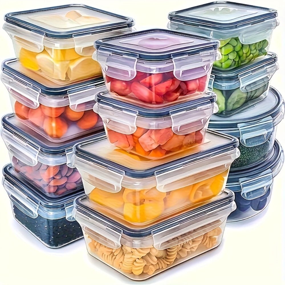 Meal Prep Microwave - 1PC Airtight Food Storage Container with