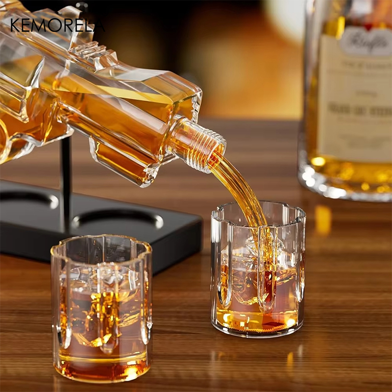 KEMORELA Revolver Glass Decant - Glass Container Set ulasan dan harga