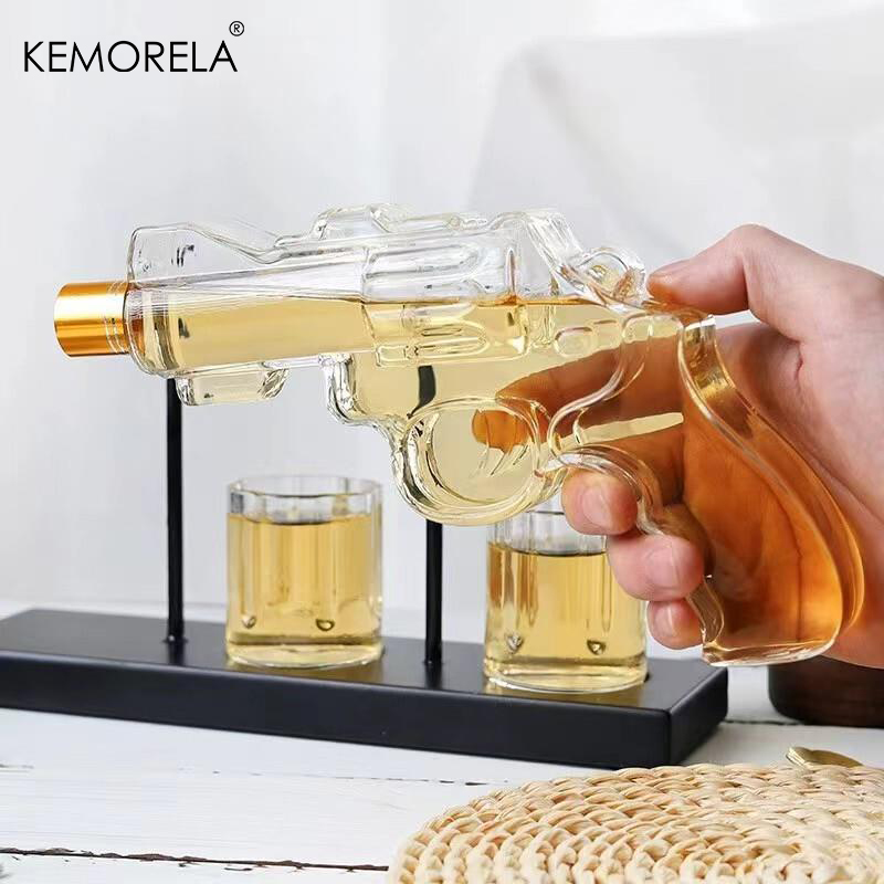 KEMORELA Revolver Glass Decant - Glass Container Set ulasan dan harga