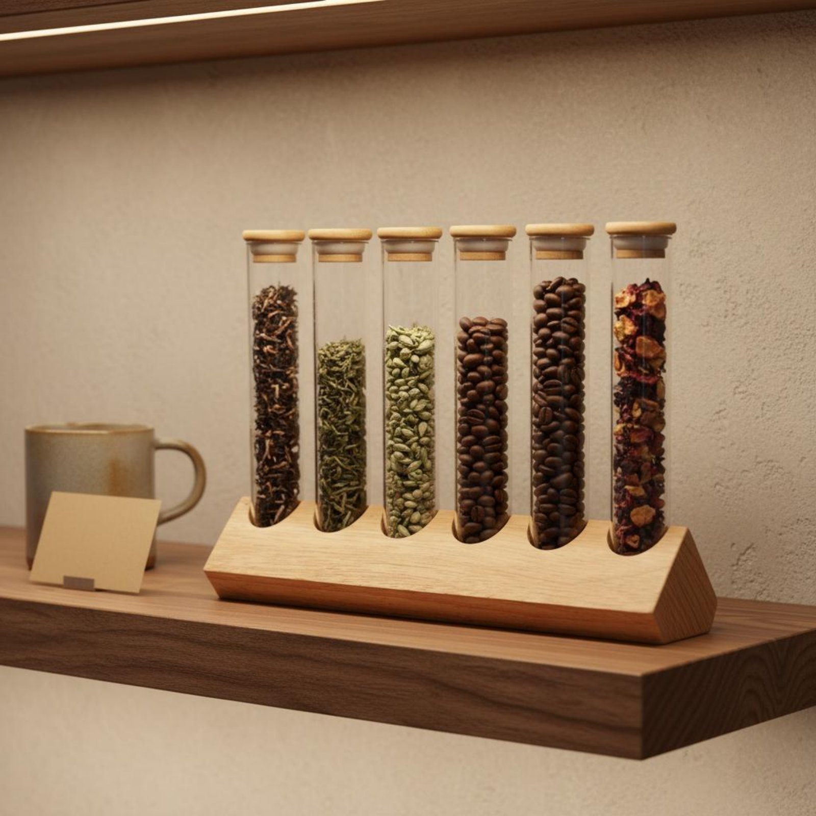Glass Tube Container Set with  - Glass Container Set ulasan dan harga