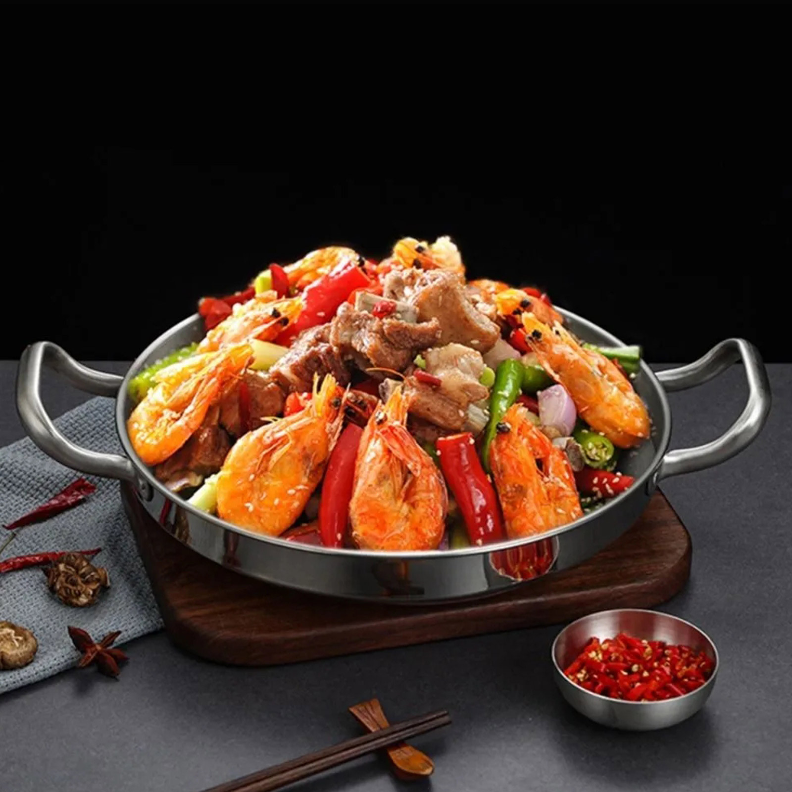 Seafood Stainless Steel Korean - Meal Prep Soup ulasan dan harga