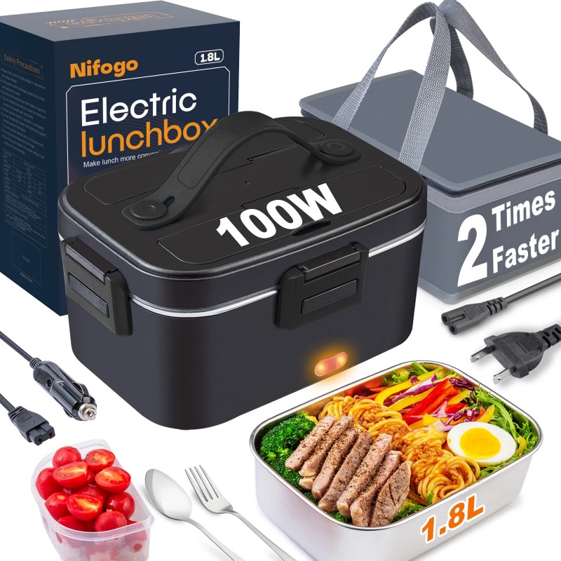Electric Heated Lunch Box 110V - Meal Prep Microwave ulasan dan harga