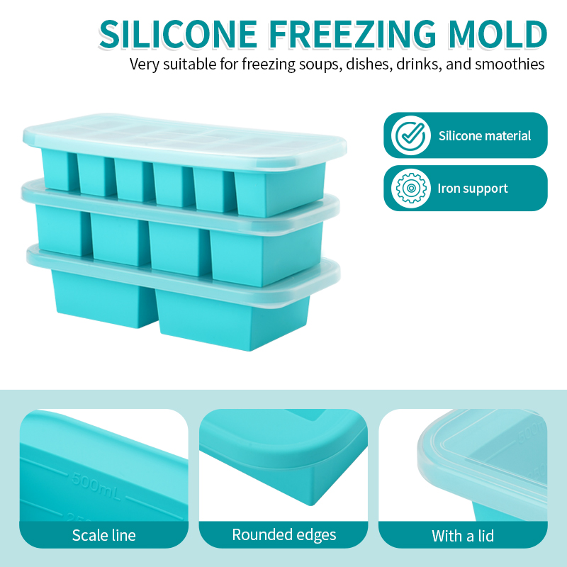 2 or 3-piece Silicone Freezer  - Meal Prep Soup ulasan dan harga