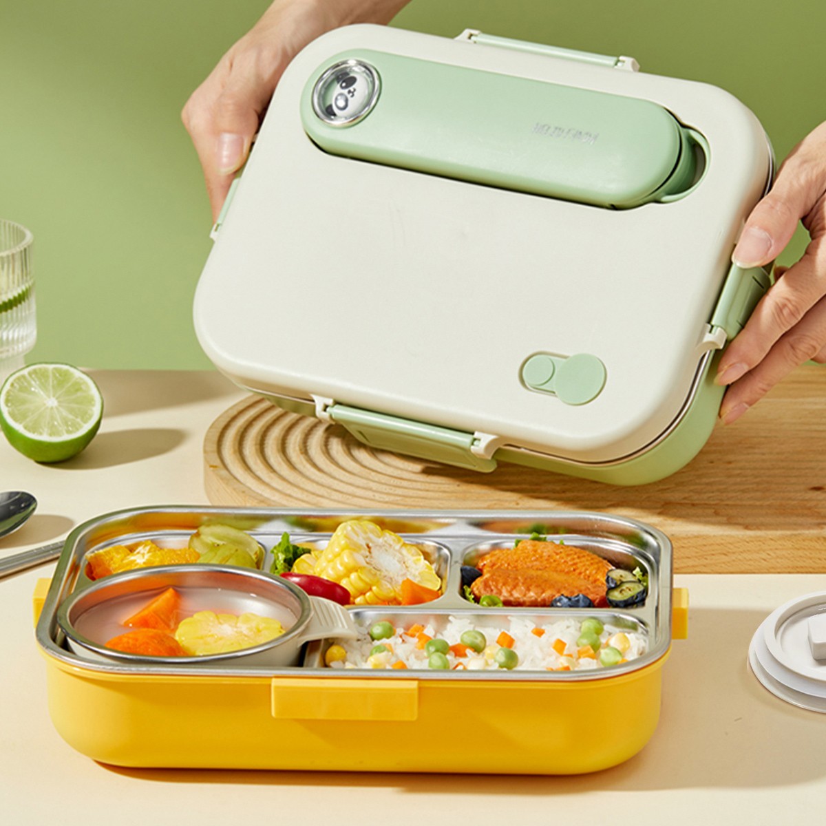 Portable Sealed 304 Stainless  - Meal Prep Container ulasan dan harga