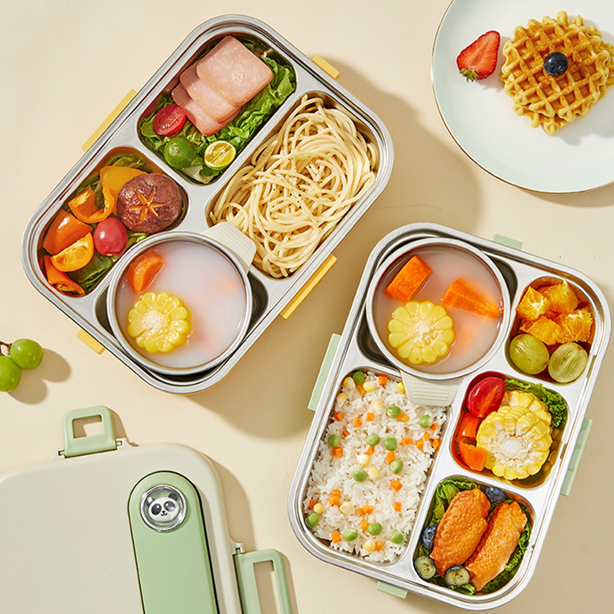 Portable Sealed 304 Stainless  - Meal Prep Container ulasan dan harga