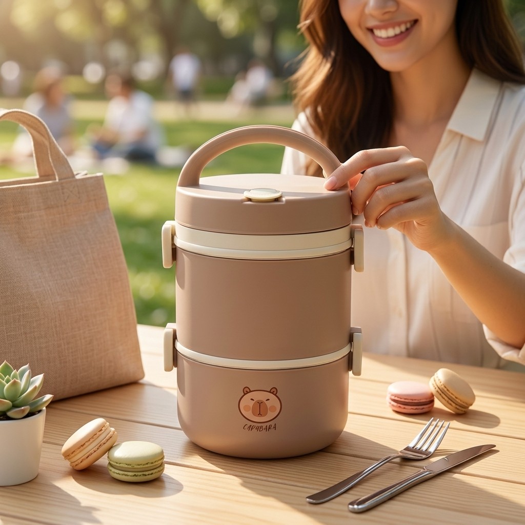 304 Stainless Steel Thermal Lu - Meal Prep Container ulasan dan harga
