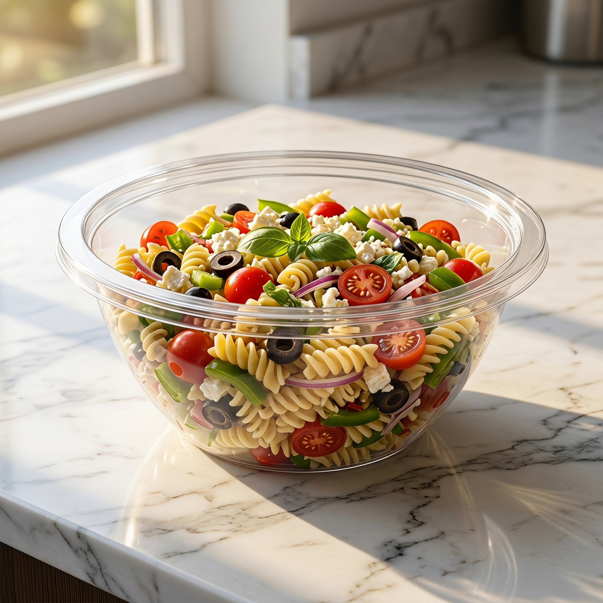 2Sets Clear Salad Mixing Bowls - Meal Prep Container ulasan dan harga