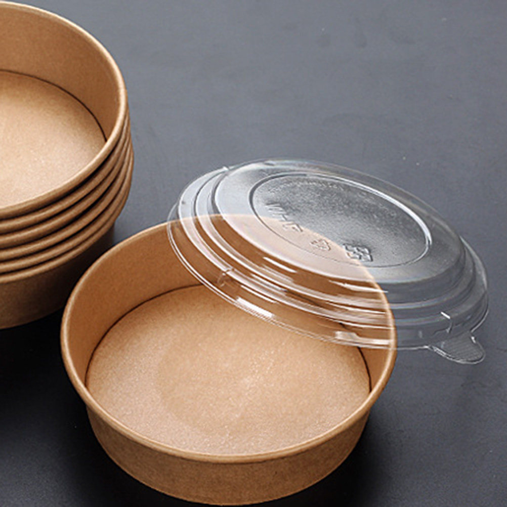 20Pcs Kraft Paper Bowls Leakpr - Meal Prep Container ulasan dan harga