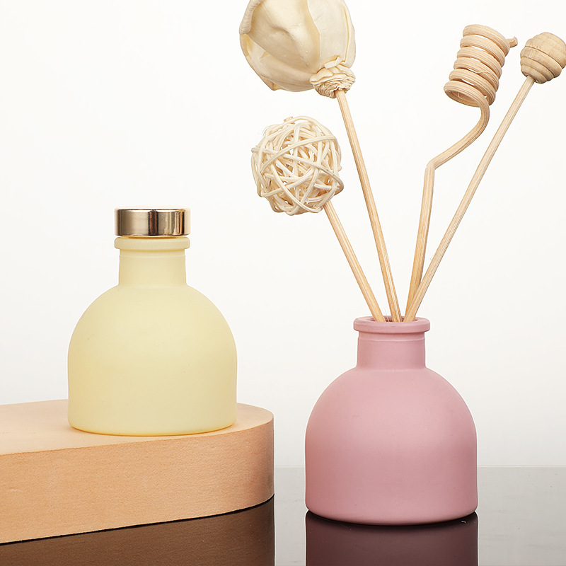1pc 50ml Empty Pink/White/Yell - Glass Container Set ulasan dan harga
