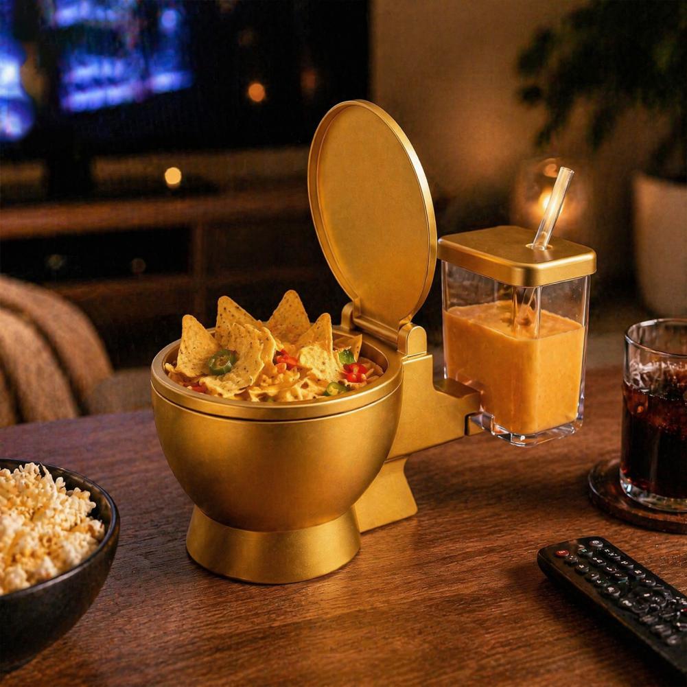 Toilet Shaped Ramen Bowl Set,  - Meal Prep Soup ulasan dan harga