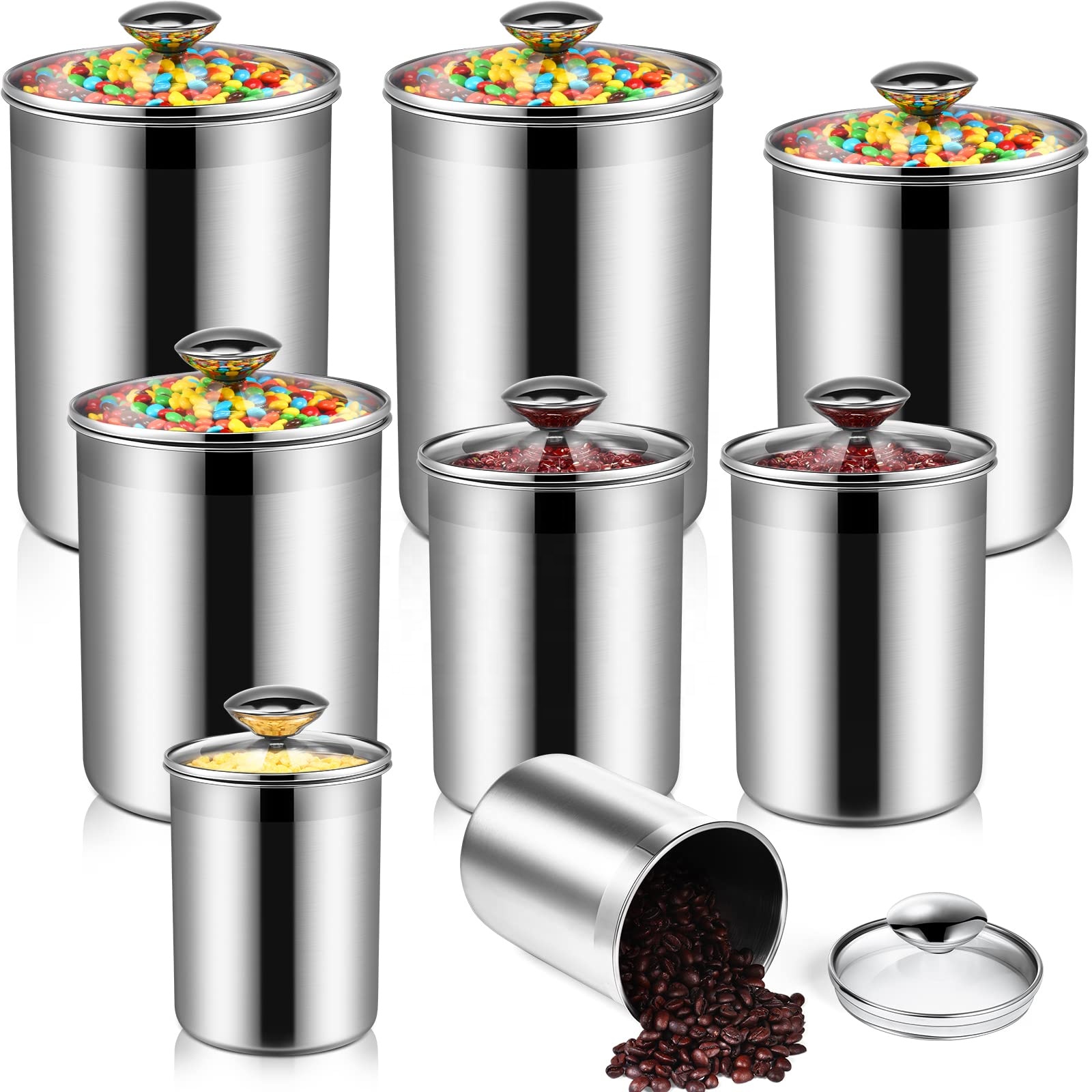 Food Storage Containers Tea Co - Glass Container Set ulasan dan harga