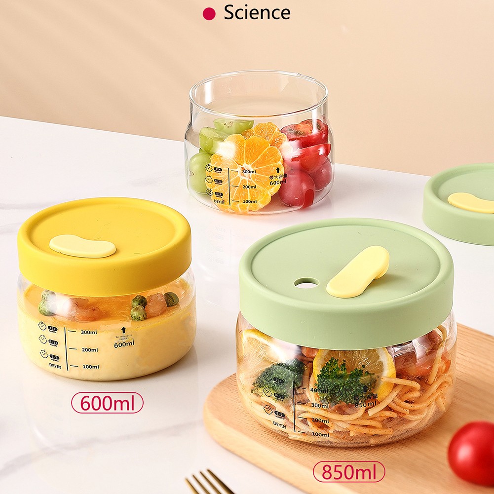 Glass Food Storage Container A - Meal Prep Microwave ulasan dan harga
