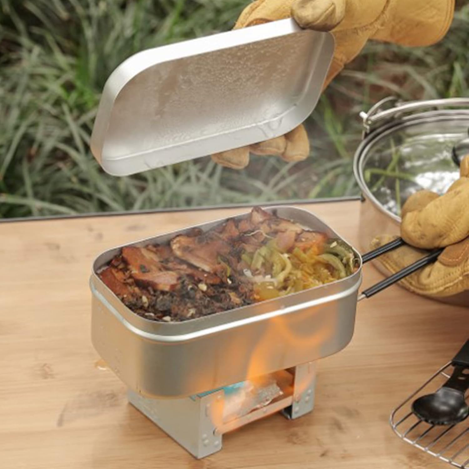 Foldable Bento Box Handle, Lun - Meal Prep Container ulasan dan harga