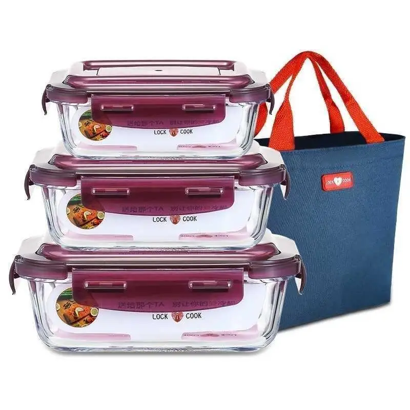 Pyrex Microwave Safe Lunch Box - Glass Container Set ulasan dan harga