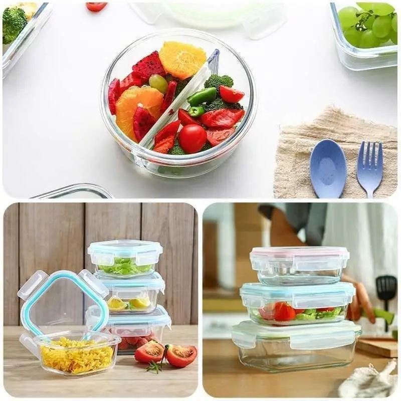 Pyrex Microwave Safe Lunch Box - Glass Container Set ulasan dan harga