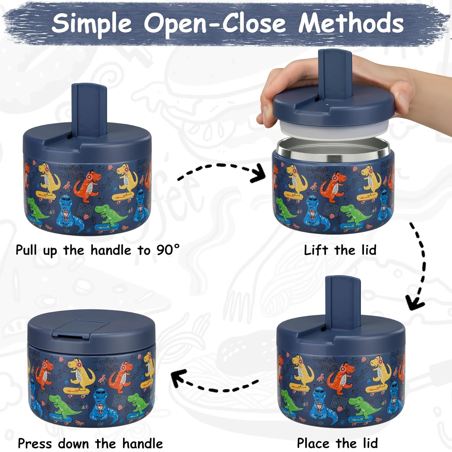 12oz Insulated Vacuum Food Jar - Meal Prep Soup ulasan dan harga