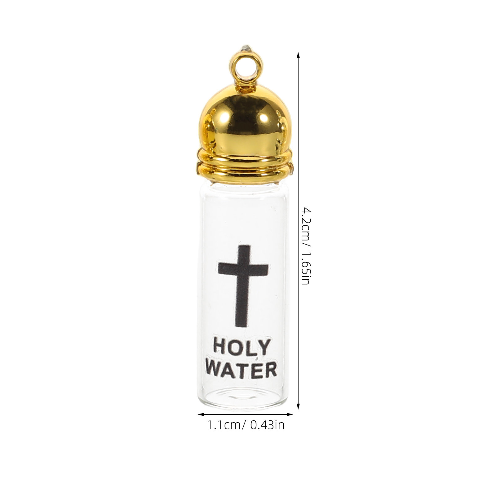 4Pcs Holy Water Bottles Glass  - Glass Container Set ulasan dan harga