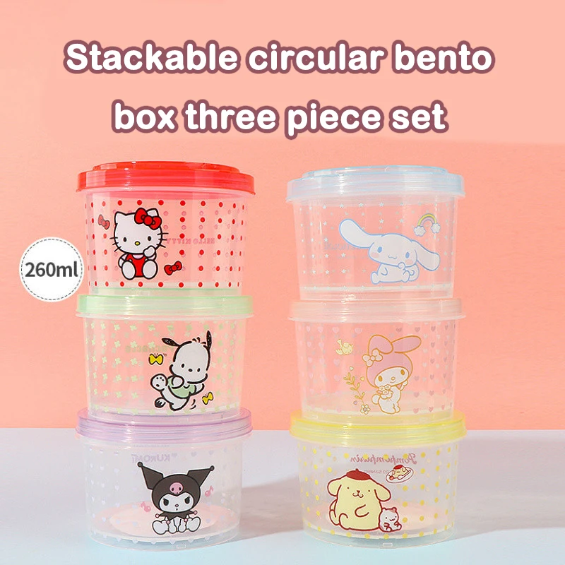 Kitty Bento Box Set 3 Pieces C - Meal Prep Container ulasan dan harga