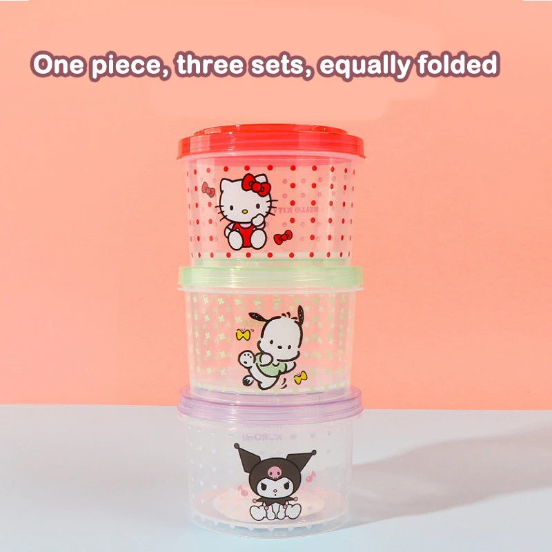 Kitty Bento Box Set 3 Pieces C - Meal Prep Container ulasan dan harga